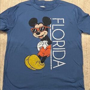 Abercrombie Kids Blue Mickey Mouse Florida Tee